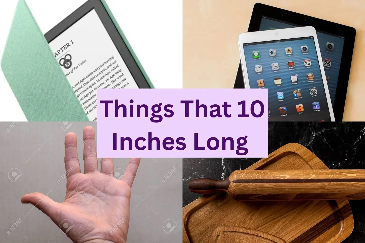 objects that are 10 inches long