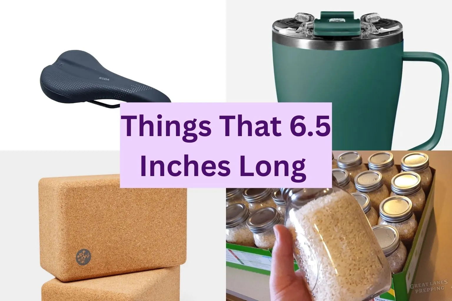 objects that are 6.5 inches long