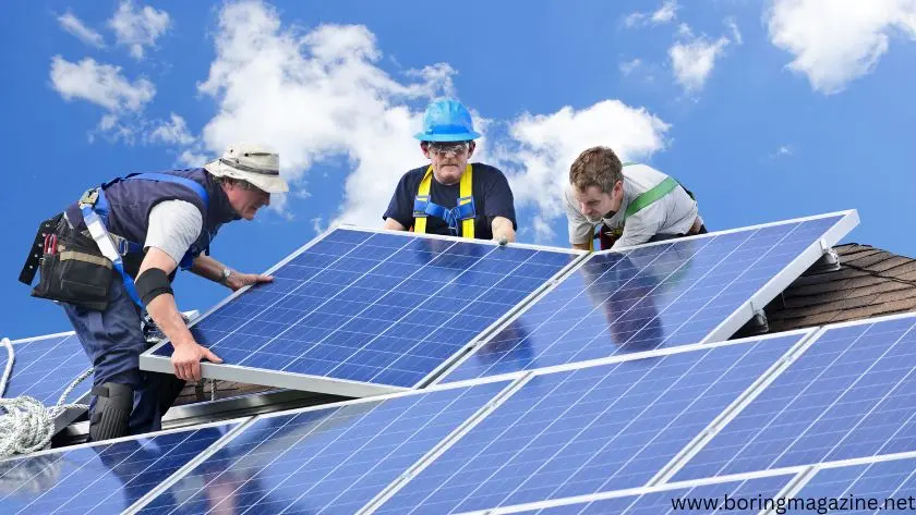 install solar power led lights