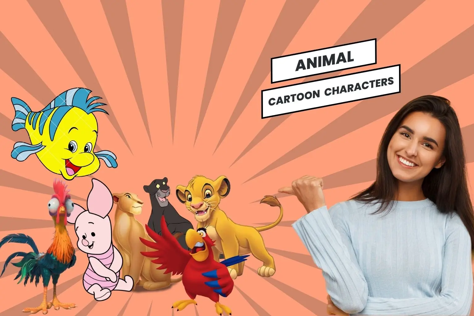 animal cartoon characters