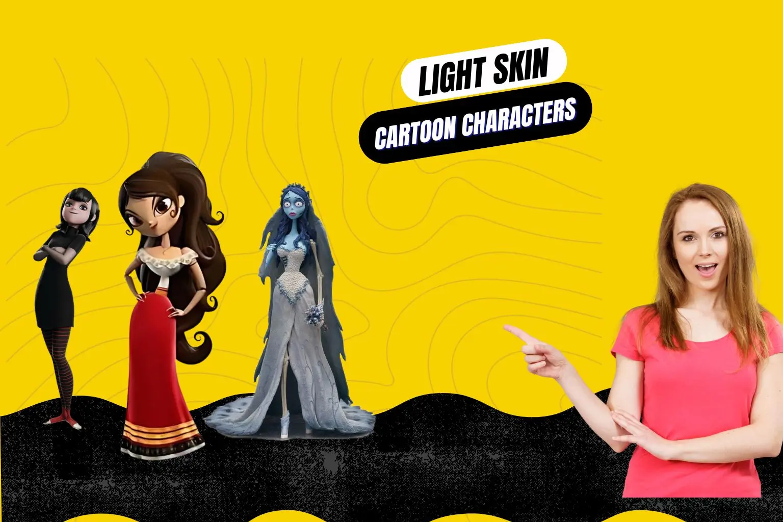 Best Light Skin Cartoon Characters with Fun Facts
